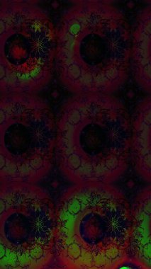 Kahverengi renkte kahverengi papatya deseni. Kahverengi renklerde. Raster illüstrasyonu.