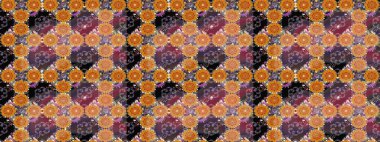 Çiçek kolajı. Çiçek arkaplan. - Portakal çiçekleri. Küçük çiçekte güzel bir desen var. Raster deseni. Doğa. Çiçek bileşimi.