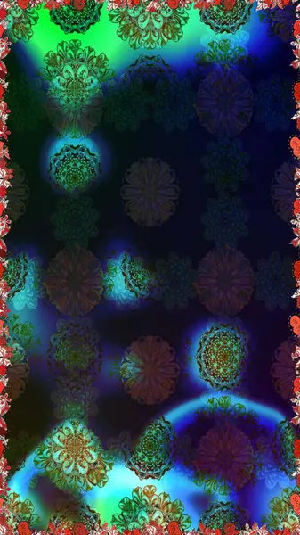 Raster illüstrasyonu. Çiçekli güzel suluboya desen. Gri renklerde.