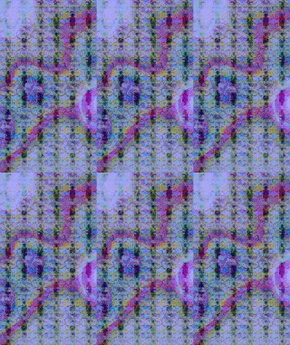 Mavi renkli çiçekler. Raster illüstrasyonu. Raster illüstrasyonu. Çiçek desenli çizim. Asya tekstil tarzında.