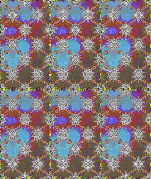 Kahverengi ve gri renkli çiçekler. Renkli kahverengi ve gri, pürüzsüz desen. Doodle tarzı. Tekstil ve kapak tasarımı için mükemmel. El çizimi pürüzsüz sonbahar çiçekleri deseni.