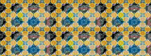 Sarı renkli çiçekler. Çiçek desenli eskiz, darbeler, sıçramalar, yaz çiçekleri. Raster illüstrasyonu.