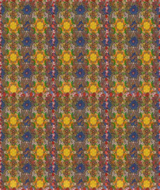 Kahverengi ve yeşil renklerde. Anti-stres için soyut örnek sayfası. Raster illüstrasyonu.