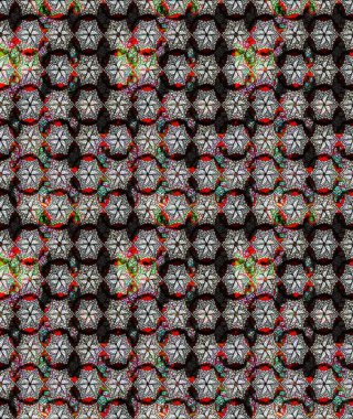 Renkli Bahar Teması eskiz kalıbı. Düz Çiçek Elementleri Tasarımı. Siyah renkli çiçekler. Raster illüstrasyonunda çiçek deseni çizimi.