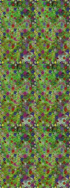 Üst manzara, yumuşak yeşil ve kahverengi renkli. Çiçek kompozisyonu, el boyası, hassas şablon. Manzaralı çiçek deseni. Sevgililer günü ve tebrik kartı konsepti için şık bir davet.