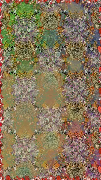 Raster deseni. Küçük çiçekte güzel bir çiçek deseni var. Çiçekli, suluboya desenli kusursuz çiçek deseni.