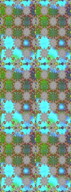 Sevimli çiçek raster deseni. Mavi renkli çiçekler. Kusursuz Renksiz Bahar Temalı Kusursuz Arkaplan. Düz Çiçek Elementleri Tasarımı.