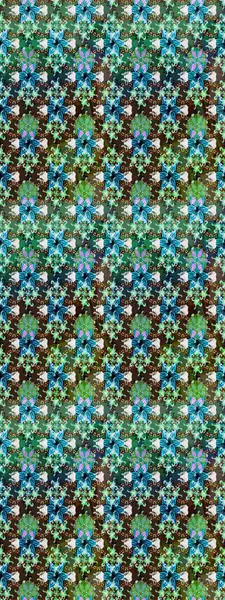 Sulu boya tarzında yeşil ve mavi çiçekli zarif çizim deseni, tasarım elementleri. Düğün davetiyeleri için çiçek deseni, tebrik kartları, hatıra defteri, baskı, hediye paketi, imalat. Düzenlenebilir