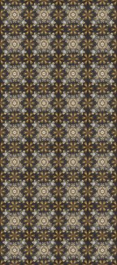 El yapımı dekoratif çerçeve, albüm kapağı, tebrik kartı, klasik Art deco tarzı. Altın karalama fantezi yapraklarından Raster soyut çiçek çelengi ve gri, bej ve kahverengi renkte çiçek.