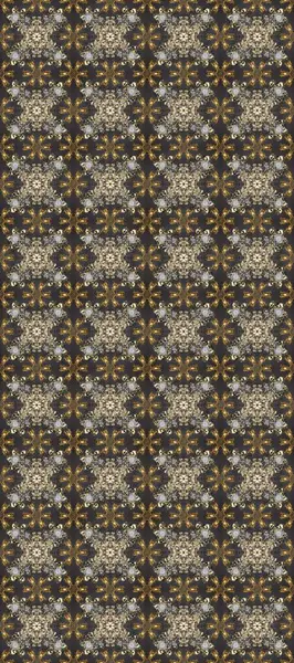 El yapımı dekoratif çerçeve, albüm kapağı, tebrik kartı, klasik Art deco tarzı. Altın karalama fantezi yapraklarından Raster soyut çiçek çelengi ve gri, bej ve kahverengi renkte çiçek.