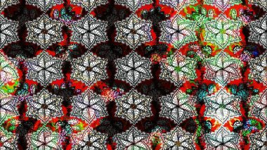 Raster deseni. Çiçekli çiçek deseni, suluboya. Süslü kumaş deseni.