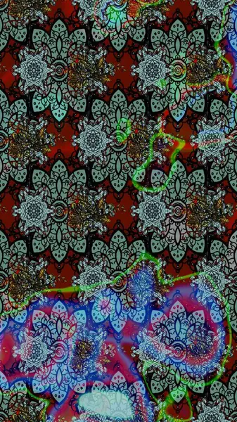 Raster Modaya uygun kumaş deseni. Düz Çiçek Elementleri Tasarımı. Mavi renkli şirin çiçek deseni. Renkli Bahar Teması çizim şablonu.