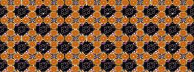 Raster illüstrasyonu. El çizimi. Çiçekler, dallar, bitkiler ve çiçekler. Güzel kumaş deseni.