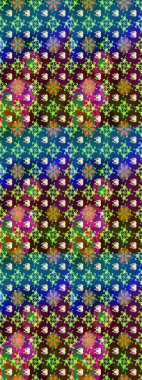 Renkli mavi ve yeşil çizim kalıpları. Tekstil ve kapak tasarımı için mükemmel. Doodle tarzı. Mavi ve yeşil renkli çiçekler. Elle çizilmiş sonbahar çiçeği deseni..