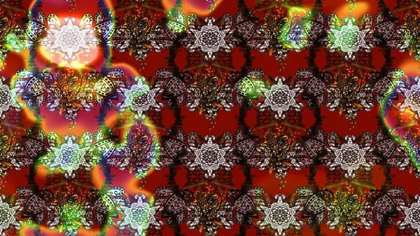 Çiçek deseni. Şatafatlı bahar bahçesi dokusu. Raster illüstrasyonu. Çiçek çizimi arkaplanı.