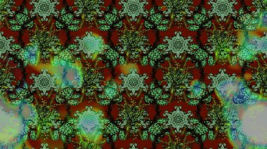 Küçük çaplı çiçeklerdeki basit şirin desenler. Tekstil veya kitap kapakları, imalat, duvar kağıtları, baskı, hediye paketi ve yapıştırma kitabı için çiçek eskizi geçmişi. Raster illüstrasyonu.