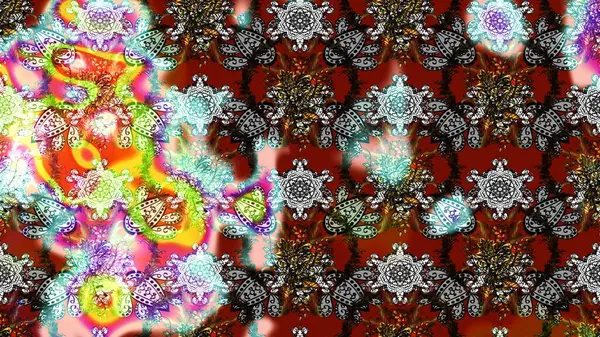 Doodle tarzı. Renkli gri, kahverengi ve nötr çizim deseni. Tekstil ve kapak tasarımı için mükemmel. Gri, kahverengi ve nötr renklerde çiçekler. Elle çizilmiş sonbahar çiçeği deseni..