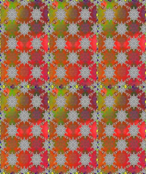 Kahverengi el çizimi. Raster deseni. Karalama çiçekleri çizim kalıbı. Sanat esinlenerek çiçeklere ilham veriyor ve geride.