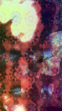 Küçük çiçekte güzel bir desen. Küçük renkli çiçekler. Robot resim. Moda baskıları için zarif bir şablon. Motley illüstrasyonu. Çiçekli yaz çiçekleri.