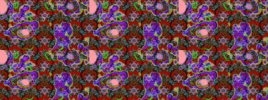 Raster illüstrasyonu. Hoş bir çiçek geçmişi var. Küçük bir çiçekte eskiz deseni. Güzel kumaş deseni.