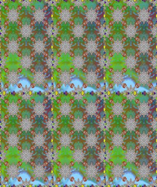 Moda baskıları için zarif bir şablon. Motley illüstrasyonu. Robot resim. Küçük çiçekte güzel bir desen. Küçük renkli çiçekler. Çiçekli bahar çiçekleri.