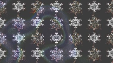 Raster Floral Illustration, Asyalı tekstil. Gri renkli etnik çiçeklerle zarif eskiz deseni.