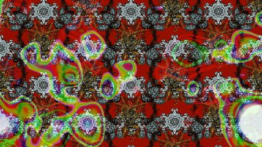 Çiçekler suluboya eskiz deseni. Raster Stili kumaş deseni.