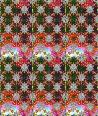 Gri ve kahverengi renklerde. Taslak dekoratif arka plan, çiçek mandala. Raster illüstrasyonu. Çiçek..