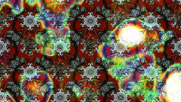 Raster Güzel kumaş deseni. Raster suluboya çiçek deseni, narin çiçekler, yeşil, kahverengi ve gri çiçekler, tebrik kartı şablonu..