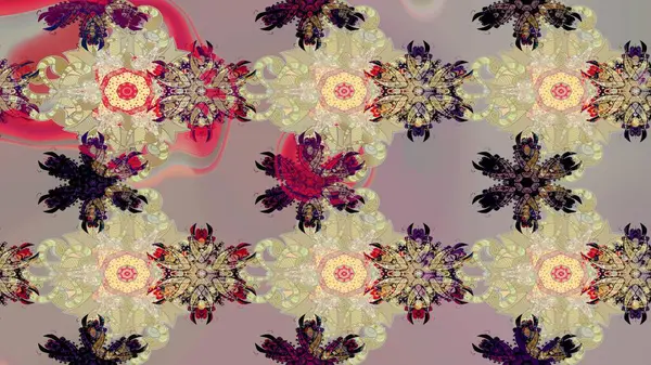 Raster deseni. Küçük çiçekte güzel bir çiçek deseni var. Çiçekli çiçek deseni, suluboya..