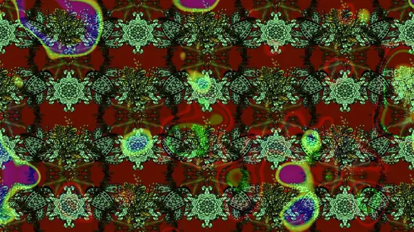 Renkli Bahar Teması eskiz kalıbı. Çiçek deseni. Chichi 'nin kumaş kalıbını çiz. Raster illüstrasyonu. Düz Çiçek Elementleri Tasarımı.