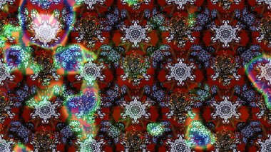 Kahverengi, gri ve kırmızı renkler üzerine çiçek desenli çizimler, el yapımı papatyalar, papatyalar. Tekrarlayan çiçek arkaplanı, zarif kahverengi, gri ve kırmızı çiçek duvar kağıdı.