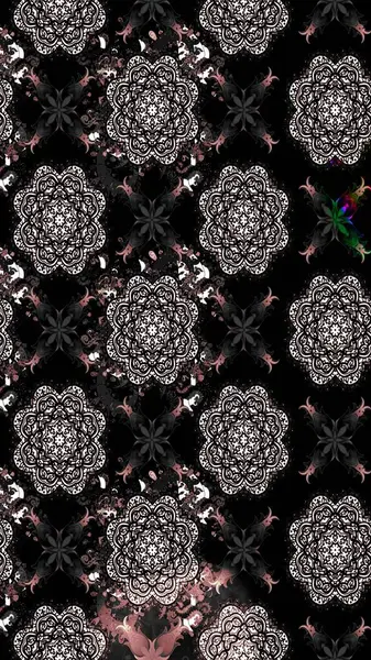 Raster illüstrasyonu. Hoş bir çiçek geçmişi var. Güzel kumaş deseni. Küçük çiçekte çizim deseni.