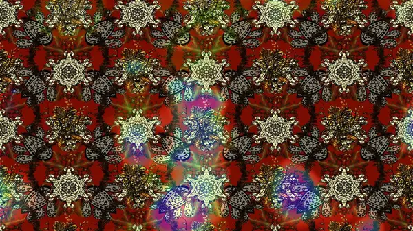 Raster. Güzel suluboya çiçekler, parlak resim ilham verici, kırmızı ve gri çiçek desenli eskiz arka plan.