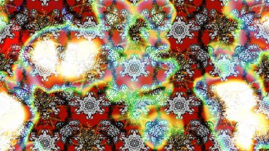 Raster illüstrasyonu. Tarafsız, gri ve kırmızı renklerde. Çiçekli güzel suluboya desen.