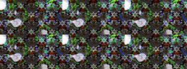 Düz Çiçek Elementleri Tasarımı. Raster illüstrasyonu. Şirin çiçek elementleri. Taslak desenli, modaya uygun kumaş deseni. Renkli Bahar Teması çizim şablonu.