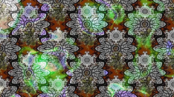 Gri renkli çiçekler. Bahar mevsimi. Tatil havası. Raster güzel bir çiçek deseni çizmiş. Nazik romantik baskı.