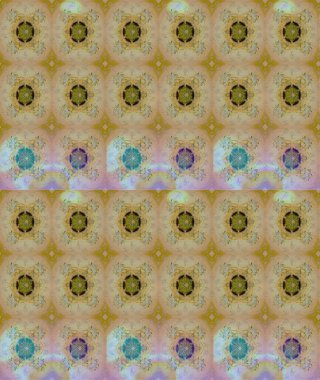 Raster deseni. Çiçekli çiçek deseni, suluboya. Süslü kumaş deseni.