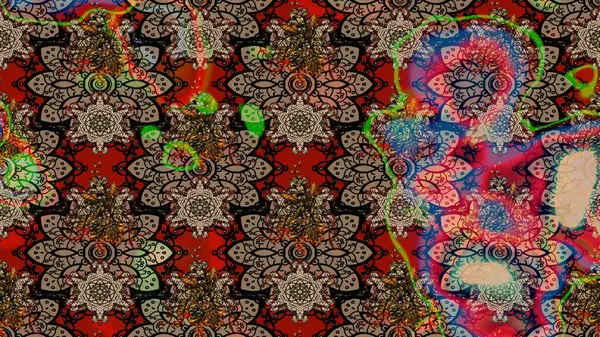 Moda baskıları için zarif bir şablon. Bej çiçekli bahar çiçekleri. Motley illüstrasyonu. Küçük renkli çiçekler. Küçük çiçekte şirin desenler.