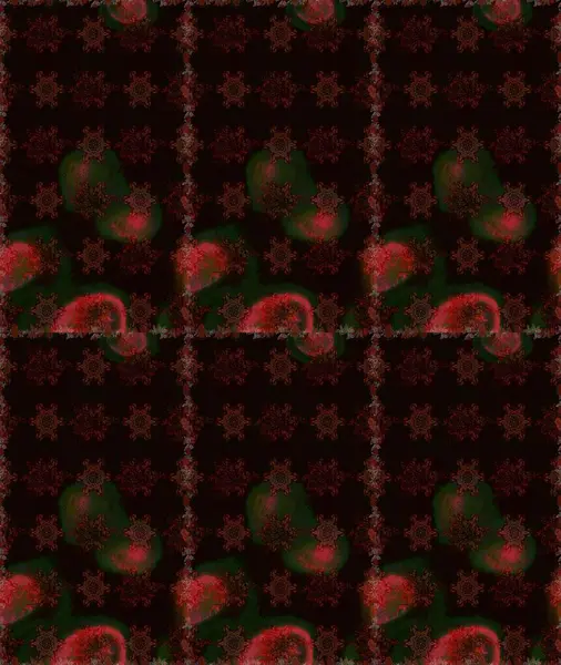 Çocuksu tasarım. El çizimi çiçekli, pürüzsüz bir desen. Siyah ve kahverengi arka planda. Tekstil, kumaş, ambalaj, hatıra defteri için güzel çiçek arkaplanı..