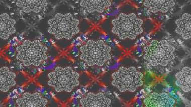 Çiçekli karalama şeklinde Raster çiçek deseni. Nazik, narin çiçek arkaplanı. Gri renkli çiçekler.