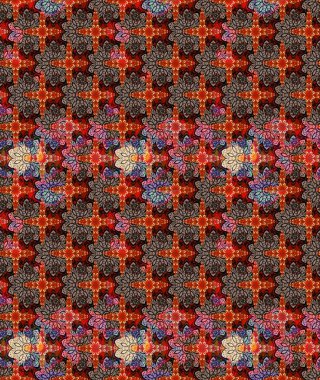 Kullanılabilir Tekstil, tebrik kartı, boyama kitabı, telefon durumda yazdırma için. Etnik Mandala süsleme. Hint çiçek desenli madalyon desen. Raster kına dövme stil.