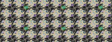 Raster resim. Çiçek desenli çiçek ve yaprakları ile. Sevimli küçük çiçek desenle.