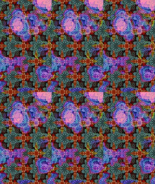 Mavi renkli, zarif çiçek buketli suluboya. Raster illüstrasyonu. Renkli Bahar Teması eskiz kalıbı. Düz Çiçek Elementleri Tasarımı.