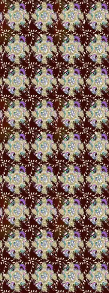 Güzel, parlak, pürüzsüz kumaş, tuval. Çiçek çelengi. Raster illüstrasyonu. Kıvırcık, parlak örgü. Desen, çizim, çiçek sınırı. Klasik eski arkaplan.