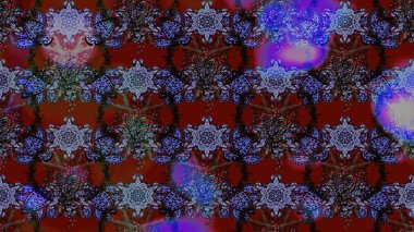 Raster illüstrasyonu. Robot resim. Küçük çiçekte sevimli çiçek deseni var..