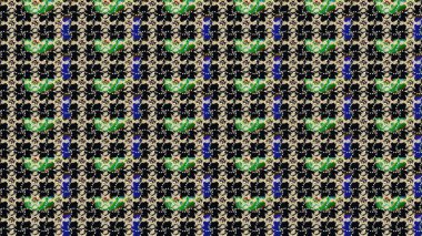 Raster illüstrasyonu. Robot resim. Küçük çiçekte sevimli çiçek deseni var..