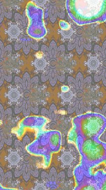 Sanat, çiçek tarzına ilham verir ve arka plan bırakır. Karalama çiçekleri çizim kalıbı. Raster deseni. Gri el çizimi desen.