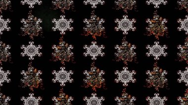 Düz Çiçek Elementleri Tasarımı. Raster illüstrasyonu. Taslak desenli, modaya uygun kumaş deseni. Şirin çiçek elementleri. Renkli Bahar Teması çizim şablonu.