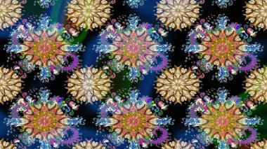 Raster suluboya çiçek deseni, narin çiçekler, mavi çiçekler, tebrik kartı şablonu. Güzel kumaş deseni.